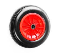 Produit Pro 14" Roue de brouette Rouge Anti-crevaison 3.50-8 pour Un axe de 1" 25mm