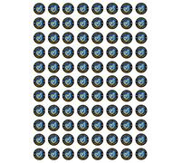 Produits Chtimi - 88 Stickers De 2cm - Sticker/Autocollant