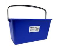 Produits De Nettoyage à Prix Réduit | Seau à Vitres Bleu -12 litres | Seau Rectangulaire pour des Vitres | Durable avec Poignée | Outil Professionnel De Nettoyage des
