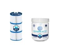 Produits d'entretien pour spa : cartouches de filtration et oxygène actif