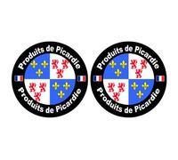 Produits Picardie - 2stickers 10 Cm - Sticker/Autocollant
