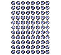 Produits Picardie - 88 Stickers 2cm - Sticker/Autocollant