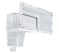 Produits Qp 360 Abs Skimmer pour bassins à liner ou en béton avec couvercle carré transparent Transparent Taille unique