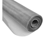 PROEPP Grillage Fine Maille INOX 20 Mesh Treillis Metallique Grillage INOX Tissu de Filtration, Maison Ventilation de L'air Maille de Protection, Découpable (Color : Silver, Size : 0.6x4m)
