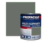 PROFACILE Peinture intérieure multi-supports, satin, murs, plafonds, boiseries, radiateurs, sans odeur, plusieurs teintes 0.5 litre
