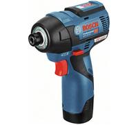 Professional Bosch Power Tools 06019E0005 Visseuse à chocs sans fil 110 Nm 12 V Nombre d'accus fournis 2 2.5 Ah Li-Ion + 2 batteries
