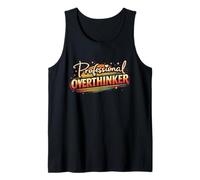 Professional Overthinker Funny Retro Vintage Humour Débardeur
