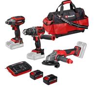 Professional Pack 3 machines sans fil BL - Power X-Change (Meuleuse d'angle, Visseuse à choc, Perceuse-visseuse percussion) + Twincharger et 2 Batteries 4,0Ah + Sacoche E-Case