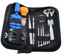 Professionnel Kit de 13 Outils pour Réparation de Montres/Trousse à outil pour horloger Bonus un Marteau Gratuit