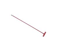Professionnel Mole Run Dibber Sonde Run Finder | Lutte antiparasitaire Garde de Jeu Contrôle des Taupes Capture de Taupes | Revêtement en Poudre Rouge | Fabriqué dans Royaume-Uni