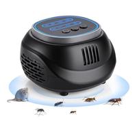 Professionnel Ultrason Souris et Rats Puissant,360°Repulsif Souris 4 Modes | Équipé de Lumières LED,Prévient et Repousse Les écureuilsrats Souris Domestiques Loirs Belettes et Autres Rongeurs