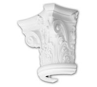 Profhome 115001 Chapiteau de demi-colonne Colonne Élement décorative