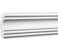 Profhome 150249F Corniche Moulure de plafond Moulure décorative Moulure en stuc 2 m