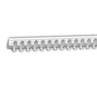 Profhome 150501 Corniche Moulure de plafond Moulure décorative Moulure en stuc 2,02 m