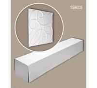 Profhome 159005-box 1 carton 6 pièces 3d panneau mural Lambris mural design moderne 2,16 m2