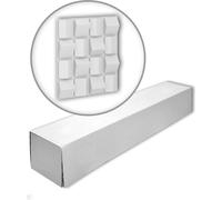 Profhome 159823-box 1 carton 2 pièces 3d panneau mural Lambris mural | 0,72 m2