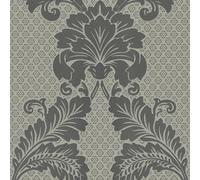 Profhome 305444-GU Papier peint baroque mat gris bronze 5,22 m2