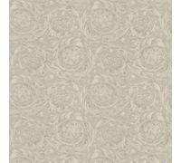 Profhome 366921-GU Papier peint de luxe exclusif brillant argent gris 7,035 m2