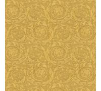 Profhome 366923-GU Papier peint de luxe exclusif brillant or jaune 7,035 m2