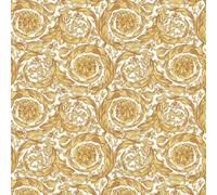 Profhome 366925-GU Papier peint de luxe exclusif subtilement chatoyant or jaune 7,035 m2