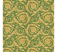 Profhome 366926-GU Papier peint de luxe exclusif subtilement chatoyant vert or 7,035 m2