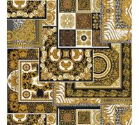 Profhome 370483-GU Papier peint baroque subtilement chatoyant or argent 7,035 m2