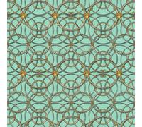 Profhome 370497-GU Papier peint baroque subtilement chatoyant vert or 7,035 m2