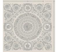 Profhome 370555-GU Papier peint baroque brillant argent gris 7,035 m2