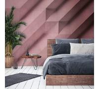 Profhome 382891-GU Papier peint photo 3D mat rose lilas 3,71 m x 2,8 m
