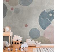 Profhome 383071-GU Papier peint photo papier peint d'enfant mat gris beige 3,71 m x 2,8 m