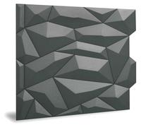 Profhome 3D 705390 Glacier Smoked Gray Panneau décoratif 3D mate gris 2 m2