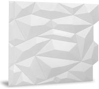 Profhome 3D 705475 Glacier Matte White Panneau décoratif 3D mate blanc 2 m2