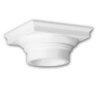 Profhome 441101 Chapiteau de colonne Moulure de façade Colonne Élément de façade
