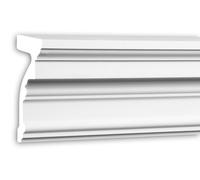 Profhome 482302 Appui de fenêtre Moulure exterieure Encadrement de fenêtre Élément de façade 2 m