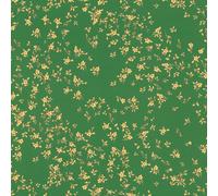 Profhome 935856-GU Papier peint floral brillant vert or 7,035 m2