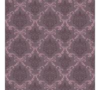 Profhome 956295-GU Papier peint aspect textile mat pourpre 5,33 m2