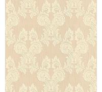Profhome 956302-GU Papier peint aspect textile mat beige jaune 5,33 m2