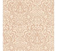 Profhome 961934-GU Papier peint baroque mat beige 5,33 m2