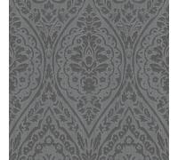 Profhome 961957-GU Papier peint baroque mat brun noir 5,33 m2