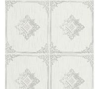 Profhome 961991-GU Papier peint baroque mat beige gris 5,33 m2