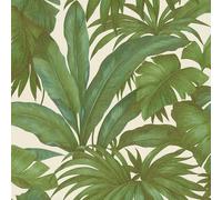 Profhome 962405-GU Papier peint de luxe exclusif brillant vert beige 7,035 m2