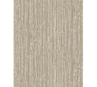 Profhome DE120083-DI Papier peint à rayures brillant beige bronze 5,33 m2