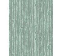 Profhome DE120084-DI Papier peint à rayures brillant turquoise menthe 5,33 m2