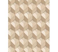 Profhome DE120132-DI, papier peint géométrique brillant, 5,33 m²