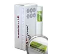 Profhome Fibre de rénovation intissé lisse à peindre 150 g/m2 | 6 roul 112,5 m2