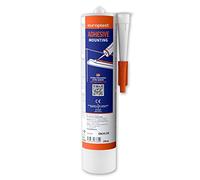 Profhome G06M290 Colle de Montage Extra-Forte | 290 ml | Adhésif Acrylique Haute Performance pour Moulures, Corniches et Rosaces | Pose en Intérieur, Séchage Rapide, Blanc
