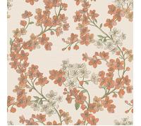 Profhome GR322202-DI Papier peint floral gaufré satiné 5,33 m2