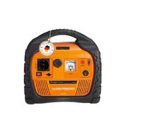 PROFI-PARTNER Station d'énergie mobile/station d'énergie portable/démarreur automatique avec compresseur/tuyau et adaptateurs, convertisseur de tension 12 V/230 V prise de courant (400 W), phare LED