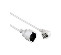 Profi - Rallonge de câble d'alimentation - power CEE 7/7 (F) pour power CEE 7/7 (M) - 5 m - moulé - blanc