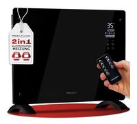 Convecteur en verre 1500W Noir Proficare PC-GKH3118-Noir